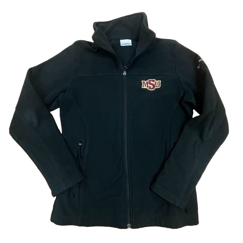 Columbia MSU Midwestern State University Women’s Small Black Fleece Jacket